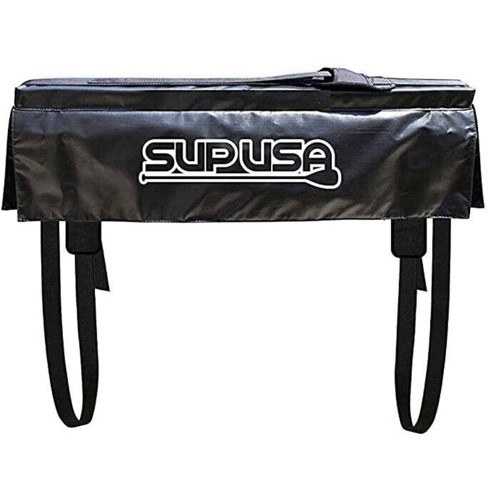 (4 PACK) SUP USA or SUP ATX Tailgate Surf Pad | Adjustable Tie Down Straps | SUP